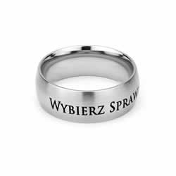 Polish Choose the Right Ring - Wide Polish CTR Ring