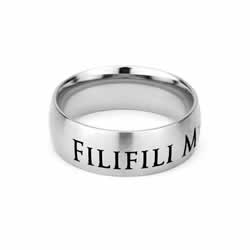 Samoan Choose the Right Ring - Wide Samoan CTR Ring