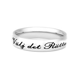 Swedish Choose the Right Ring - Narrow Swedish CTR Ring
