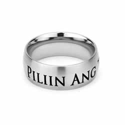 Tagalog Choose the Right Ring - Wide Tagalog CTR Ring