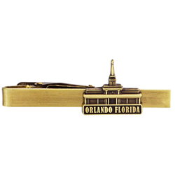 Orlando Florida Temple Tie Bar - Gold