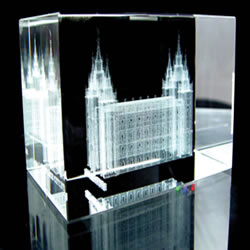 Salt Lake City Temple Cube 